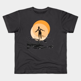 Retro Surf Kids T-Shirt